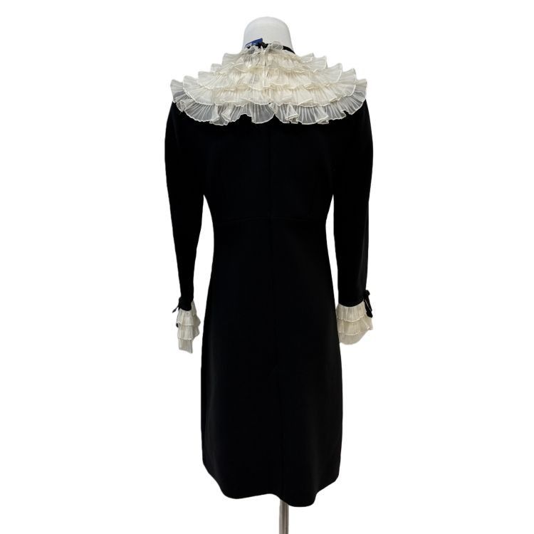 Miu Miu Miu Miu Ruffle Collar Midi Dress Size 38 Size XS / US 0-2 / IT 36-38 - 2 Thumbnail