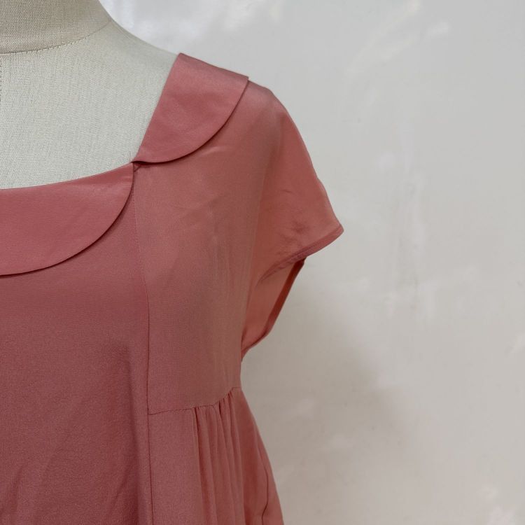 Miu Miu Miu Miu Pink Silk Mini Dress Size 38 Size XS / US 0-2 / IT 36-38 - 6 Thumbnail