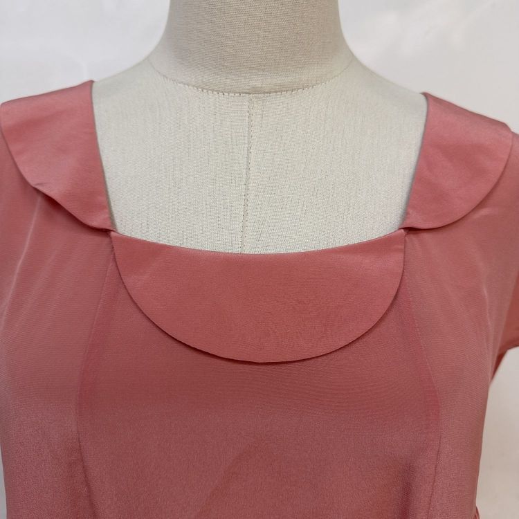 Miu Miu Miu Miu Pink Silk Mini Dress Size 38 Size XS / US 0-2 / IT 36-38 - 5 Thumbnail