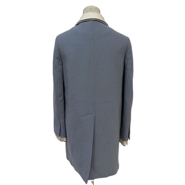 Miu Miu Miu Miu Sequin Collar Wool Coat Size 40 Size S / US 4 / IT 40 - 2 Thumbnail
