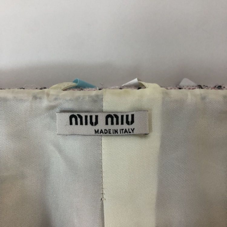 Miu Miu Miu Miu Plaid Tweed Jacket Size 38 Size XS / US 0-2 / IT 36-38 - 3 Thumbnail