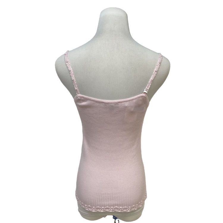 Chanel Chanel Pink Lattice Knit Tank Top Size 34 Size XS / US 0-2 / IT 36-38 - 2 Thumbnail