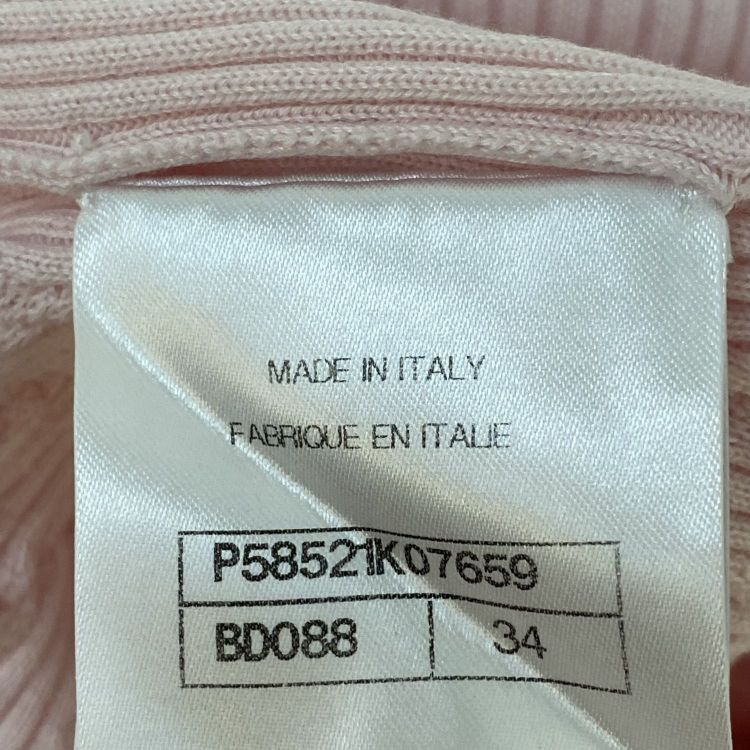 Chanel Chanel Pink Lattice Knit Tank Top Size 34 Size XS / US 0-2 / IT 36-38 - 4 Thumbnail