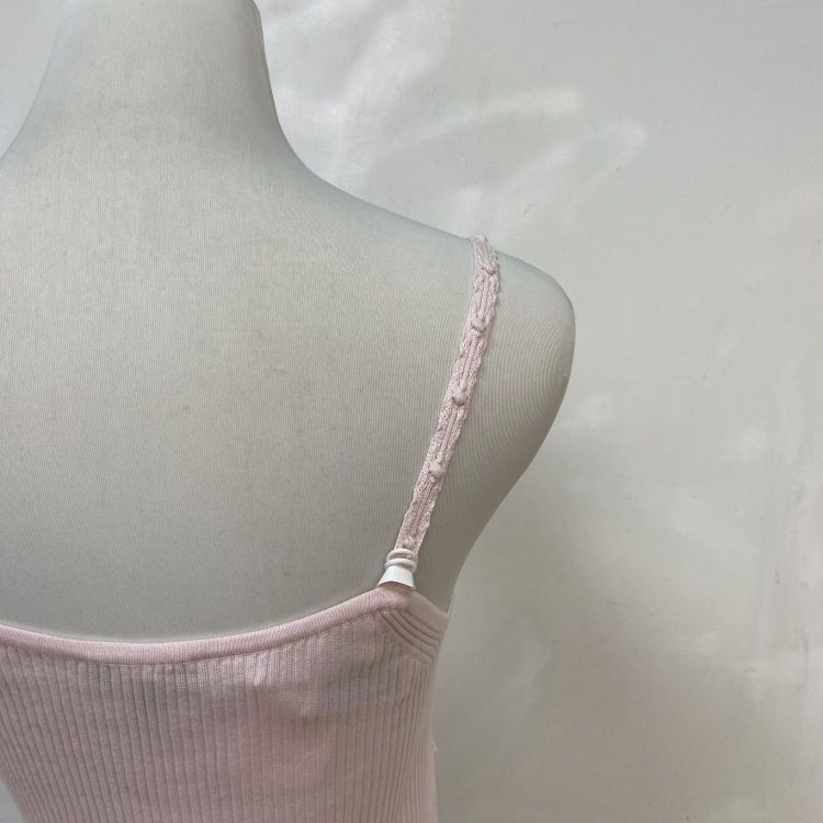 Chanel Chanel Pink Lattice Knit Tank Top Size 34 Size XS / US 0-2 / IT 36-38 - 9 Thumbnail