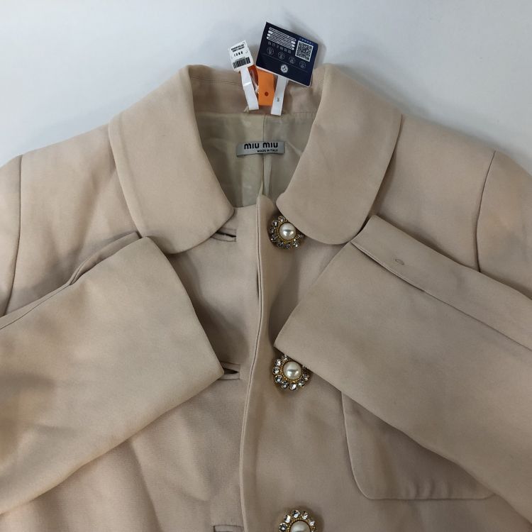 Miu Miu Miu Miu Jewel Button Coat Size 40 Size S / US 4 / IT 40 - 12 Thumbnail