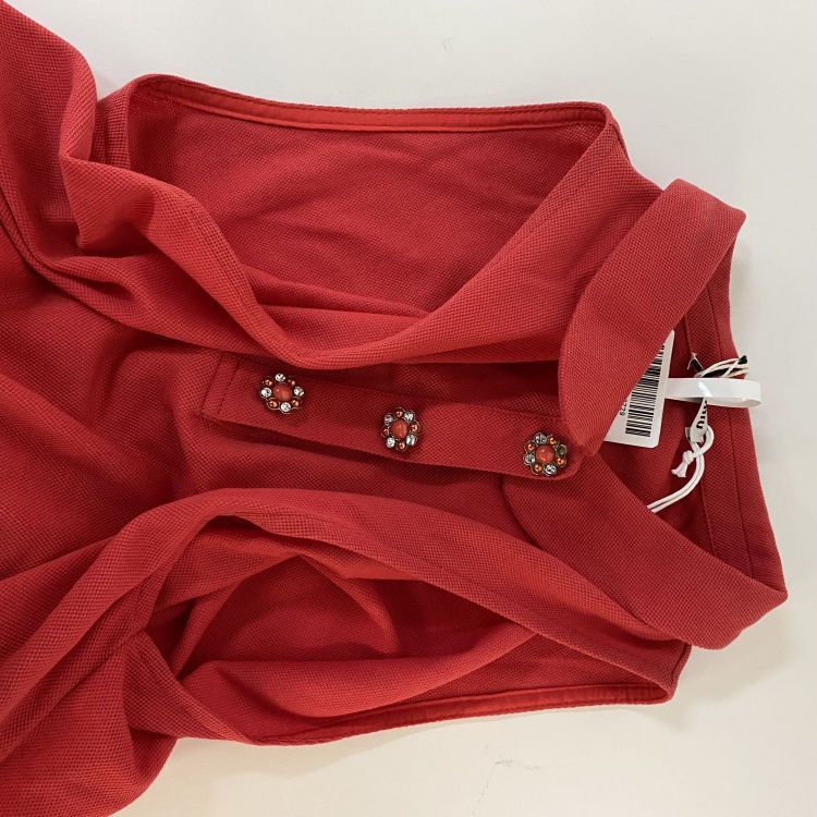 Miu Miu Miu Miu Jeweled Button Ruffled Polo Size S Size S / US 4 / IT 40 - 11 Thumbnail