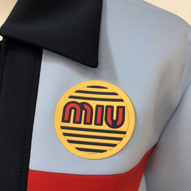Miu Miu Miu Miu Logo Patch Zip Up Jacket Size 36 Size XS / US 0-2 / IT 36-38 - 7 Thumbnail