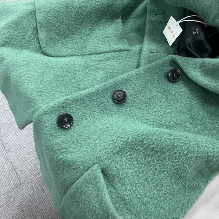 Weekend Max Mara Weekend Max Mara Green Wool Blend Coat Size 36 Size XS / US 0-2 / IT 36-38 - 9 Thumbnail