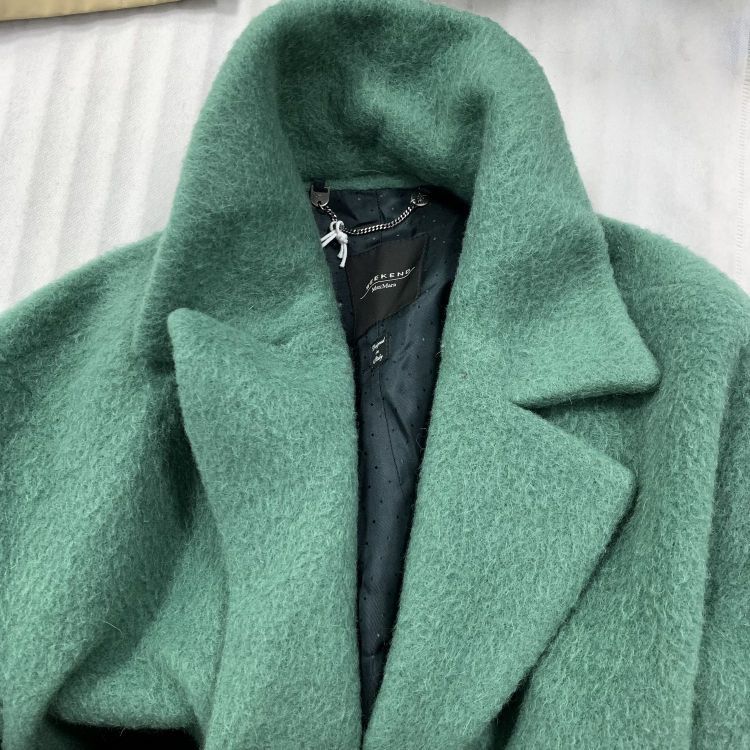 Weekend Max Mara Weekend Max Mara Green Wool Blend Coat Size 36 Size XS / US 0-2 / IT 36-38 - 6 Thumbnail
