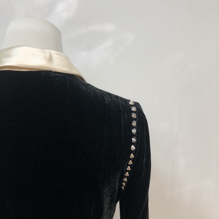Miu Miu Miu Miu Studded Velvet Dress Size 36 Size XS / US 0-2 / IT 36-38 - 10 Thumbnail