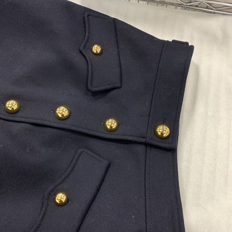 Miu Miu Miu Miu Anchor Embroidered Mini Skirt Size 40 Size 27" / US 4 / IT 40 - 6 Thumbnail