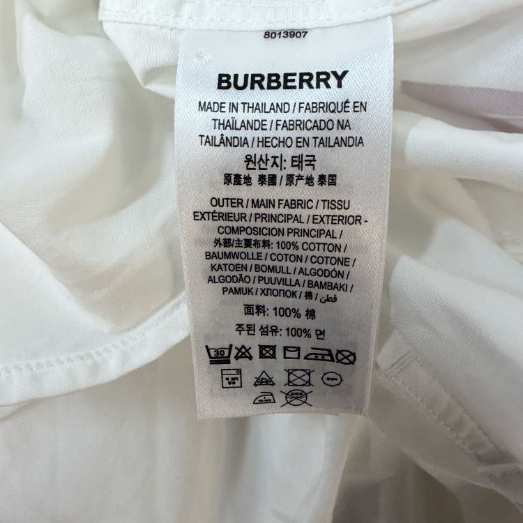 Burberry Burberry Logo Print Shirt Dress Size 8 Size S / US 4 / IT 40 - 5 Thumbnail