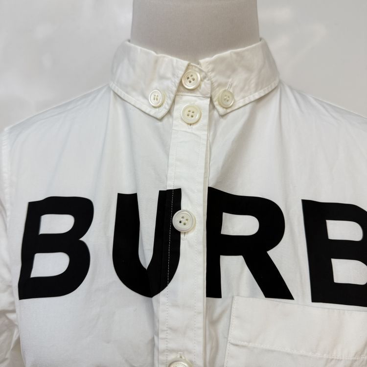 Burberry Burberry Logo Print Shirt Dress Size 8 Size S / US 4 / IT 40 - 6 Thumbnail