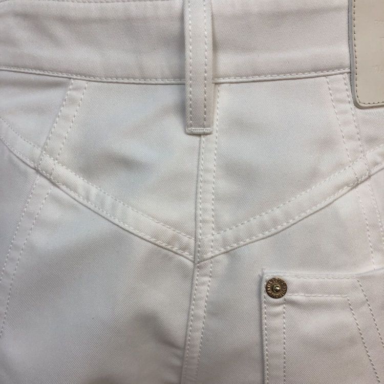 Louis Vuitton Louis Vuitton White Cotton Shorts Size 34 Size 24" / US 00 / IT 34 - 8 Thumbnail