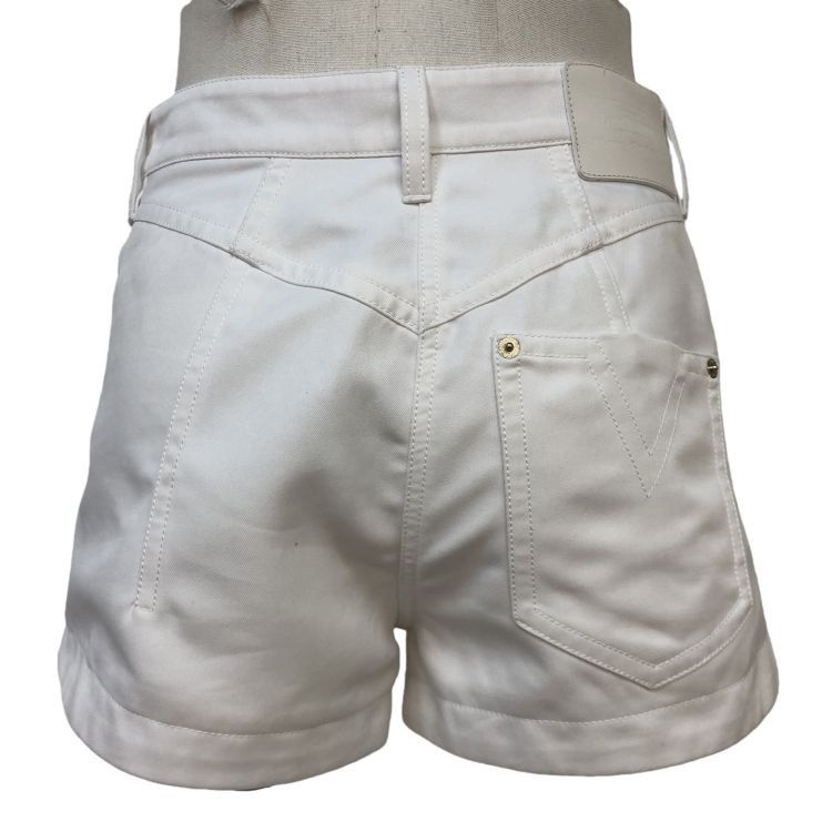 Louis Vuitton Louis Vuitton White Cotton Shorts Size 34 Size 24" / US 00 / IT 34 - 2 Thumbnail