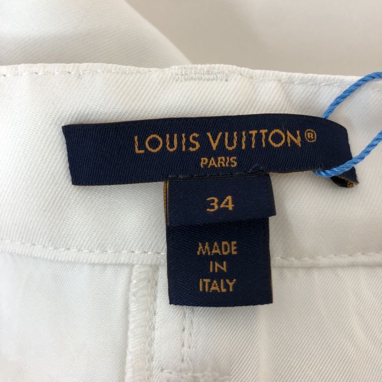 Louis Vuitton Louis Vuitton White Cotton Shorts Size 34 Size 24" / US 00 / IT 34 - 3 Thumbnail