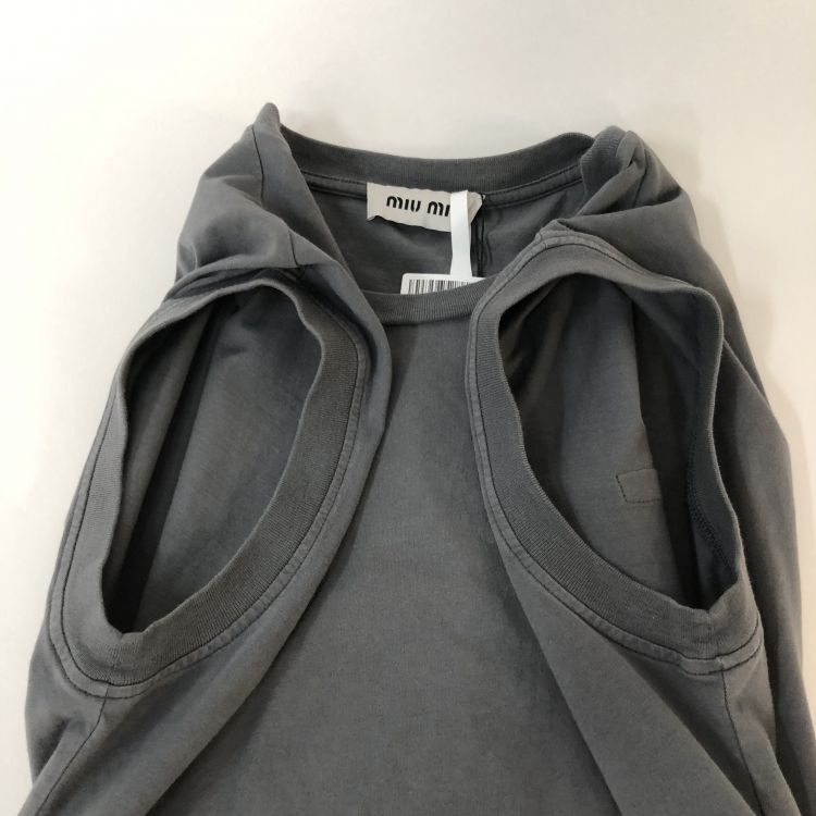 Miu Miu Miu Miu Logo Patch Tank Top Size M Size M / US 6-8 / IT 42-44 - 11 Thumbnail