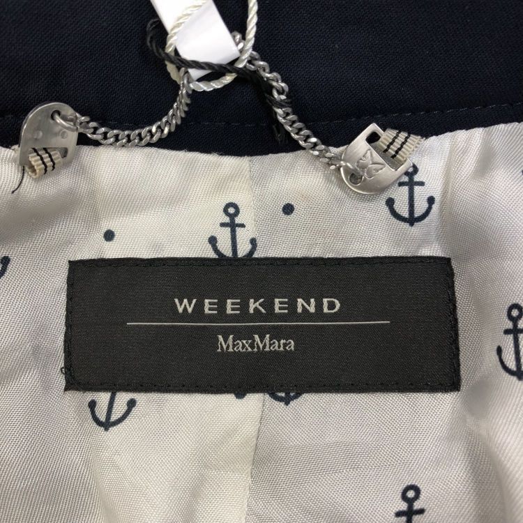 Weekend Max Mara Weekend Max Mara Navy Double Breasted Blazer Size 42 Size M / US 6-8 / IT 42-44 - 3 Thumbnail