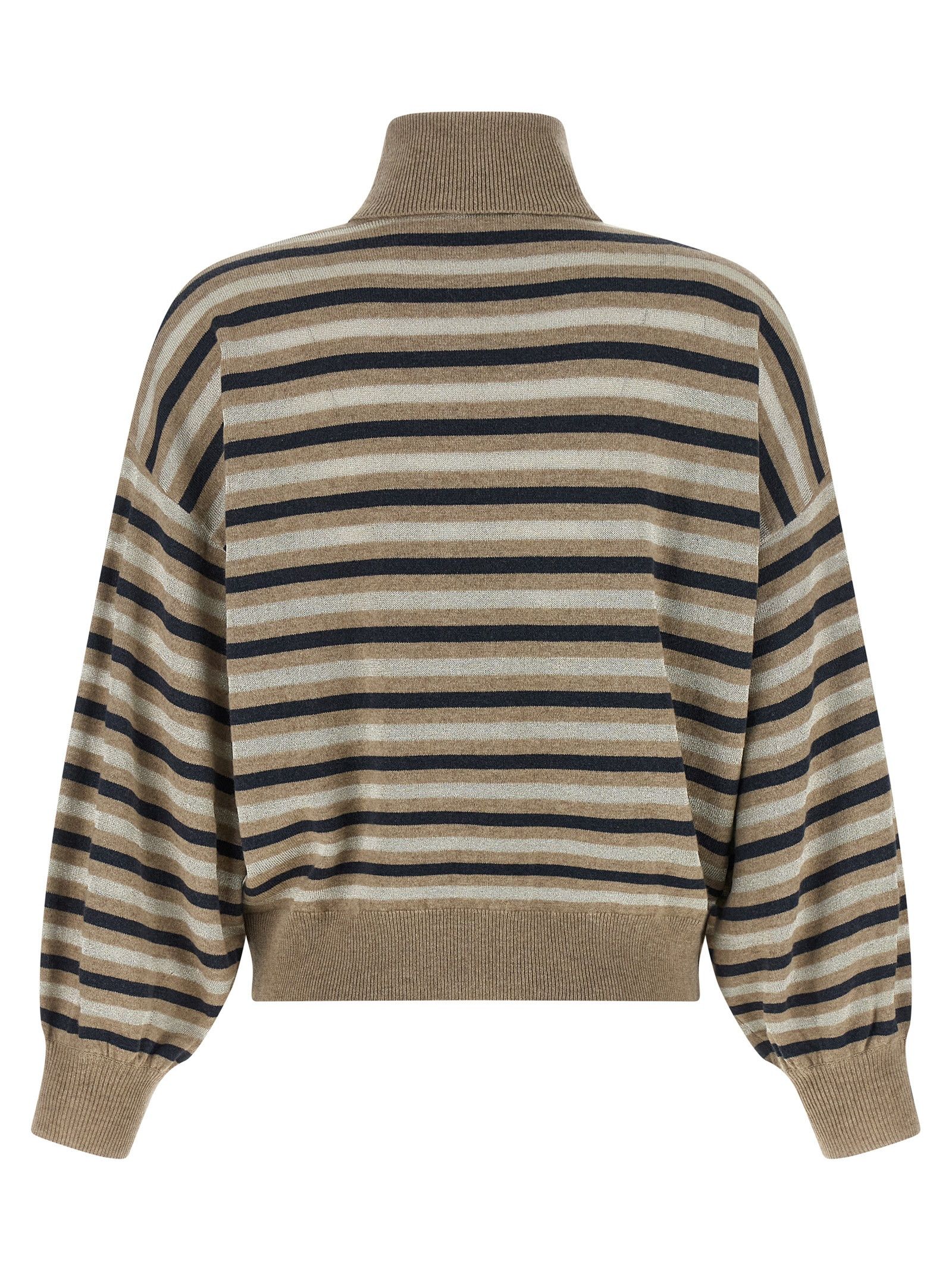 Brunello Cucinelli 'Sparkling Stripes' Sweater Size S / US 4 / IT 40 - 2 Thumbnail