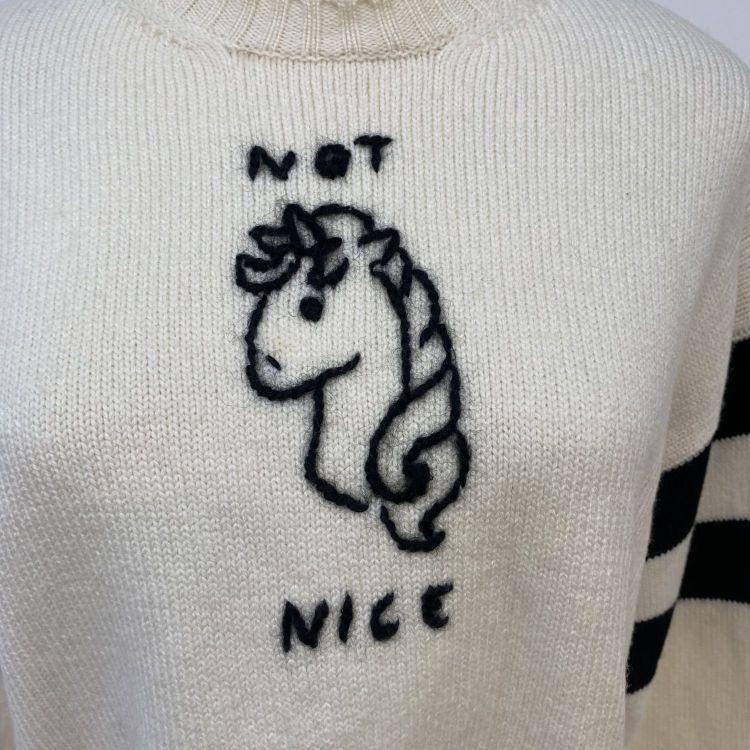 Miu Miu Miu Miu Unicorn Graphic Sweater Size 36 Size XS / US 0-2 / IT 36-38 - 7 Thumbnail