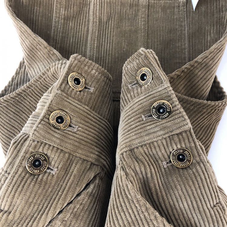 Miu Miu Miu Miu Corduroy Overalls Size 40 Size 27" / US 4 / IT 40 - 12 Thumbnail