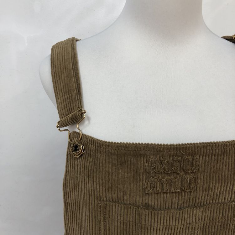 Miu Miu Miu Miu Corduroy Overalls Size 40 Size 27" / US 4 / IT 40 - 8 Thumbnail