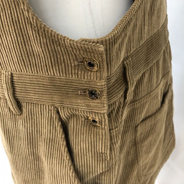 Miu Miu Miu Miu Corduroy Overalls Size 40 Size 27" / US 4 / IT 40 - 9 Thumbnail