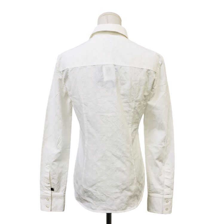 Louis Vuitton Louis Vuitton Monogram Embossed Button Up Shirt Size 38 Size XS / US 0-2 / IT 36-38 - 2 Thumbnail