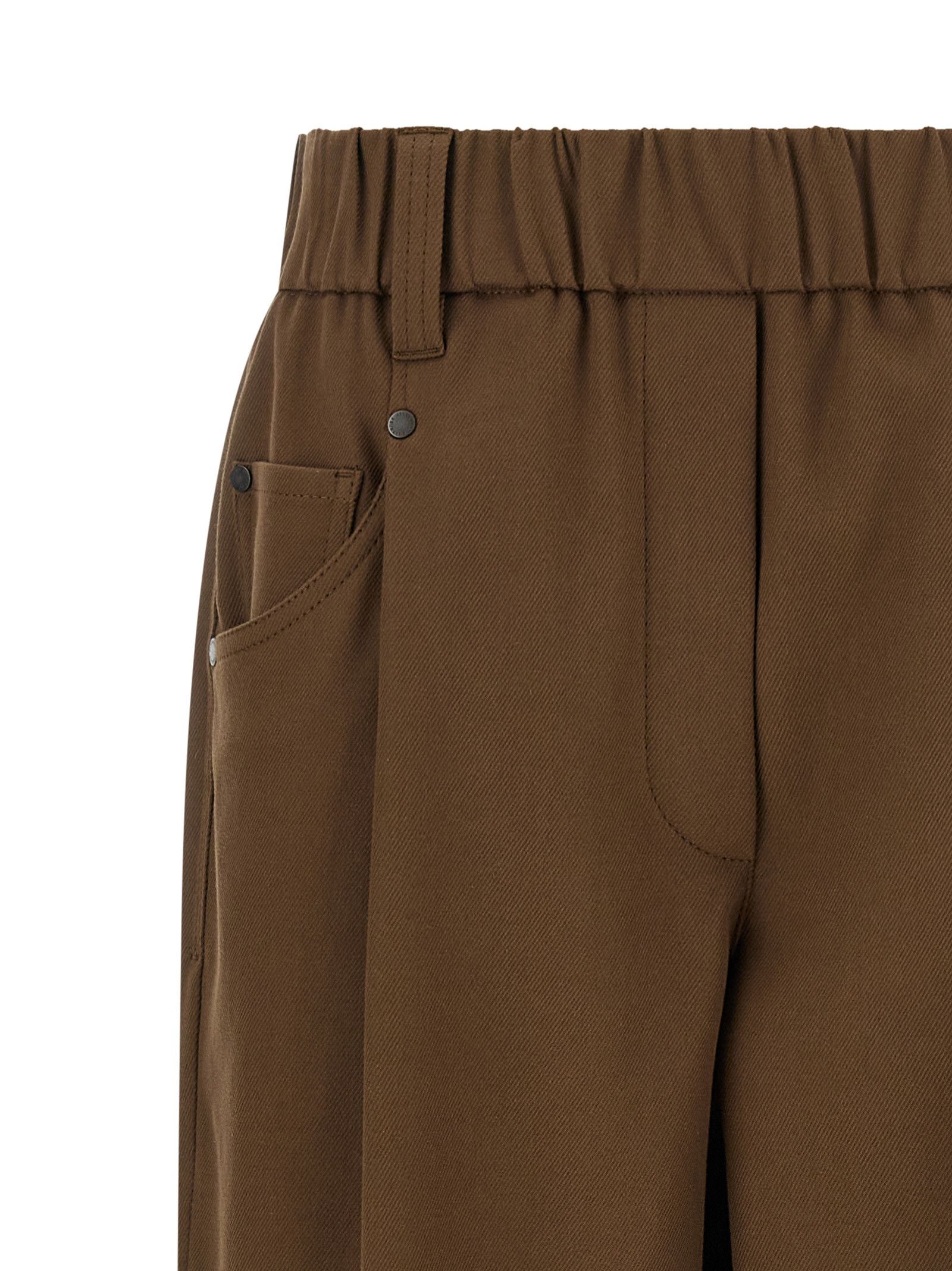 Brunello Cucinelli 'Baggy Pull-On' Pants Size 30" / US 8 / IT 44 - 3 Thumbnail