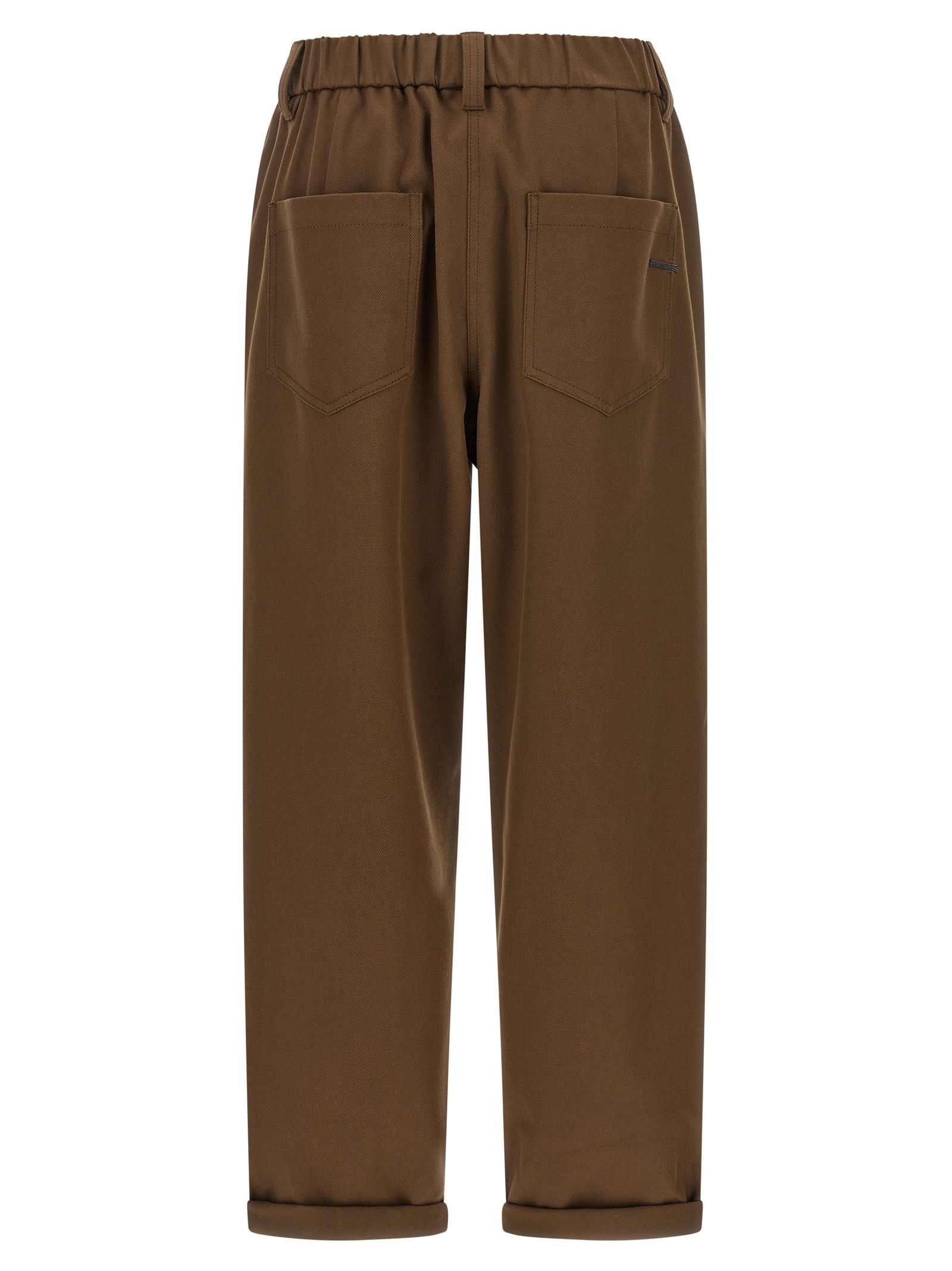 Brunello Cucinelli 'Baggy Pull-On' Pants Size 30" / US 8 / IT 44 - 2 Thumbnail