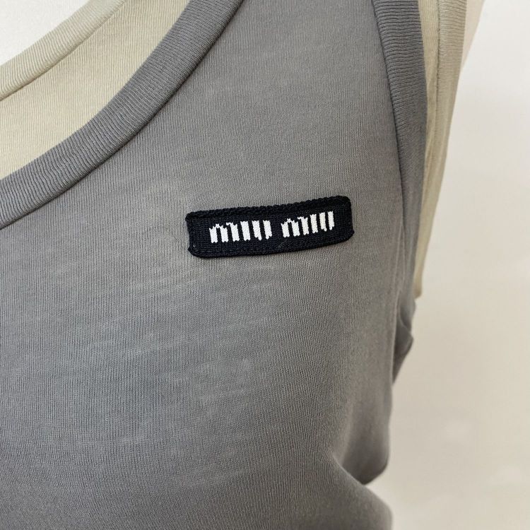 Miu Miu Miu Miu Layered Tank Top Size S Size S / US 4 / IT 40 - 7 Thumbnail