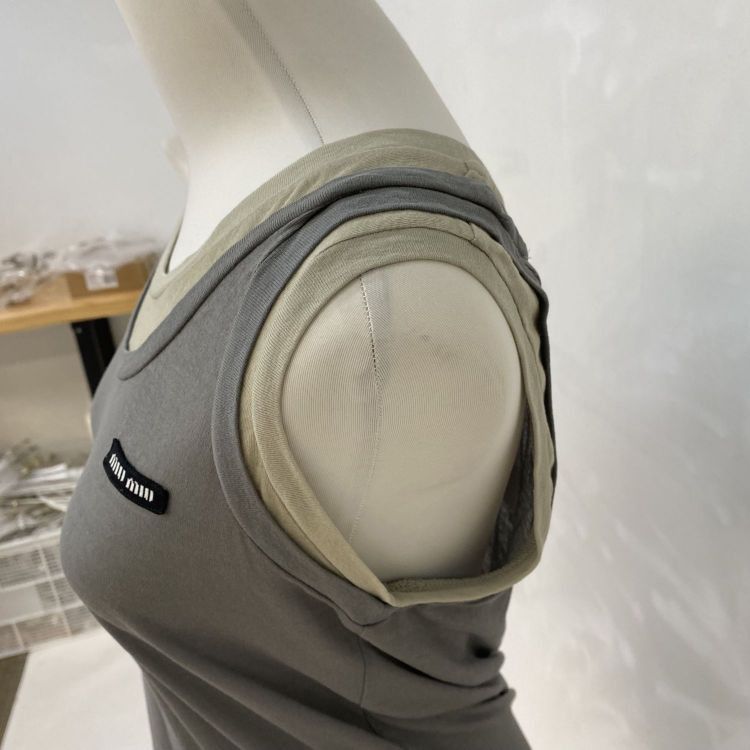 Miu Miu Miu Miu Layered Tank Top Size S Size S / US 4 / IT 40 - 9 Thumbnail