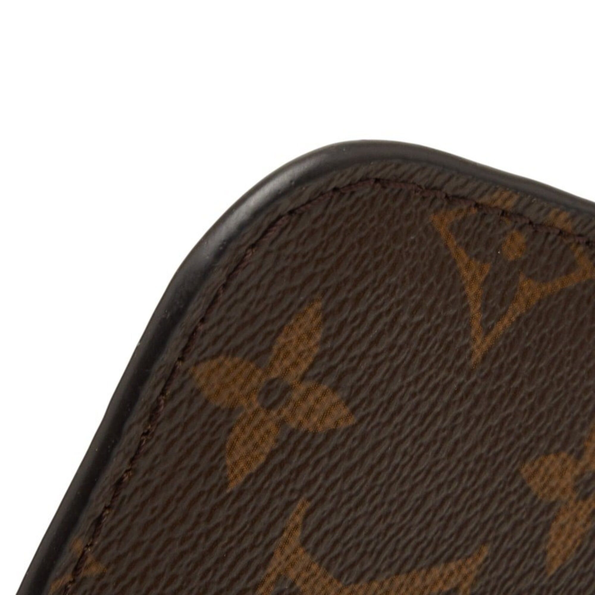 Louis Vuitton Louis Vuitton Monogram Neverfull Accessories Handbag Pouch Mini Clutch Bag Brown Leather Women's LOUIS VUITTON Size ONE SIZE - 5 Thumbnail