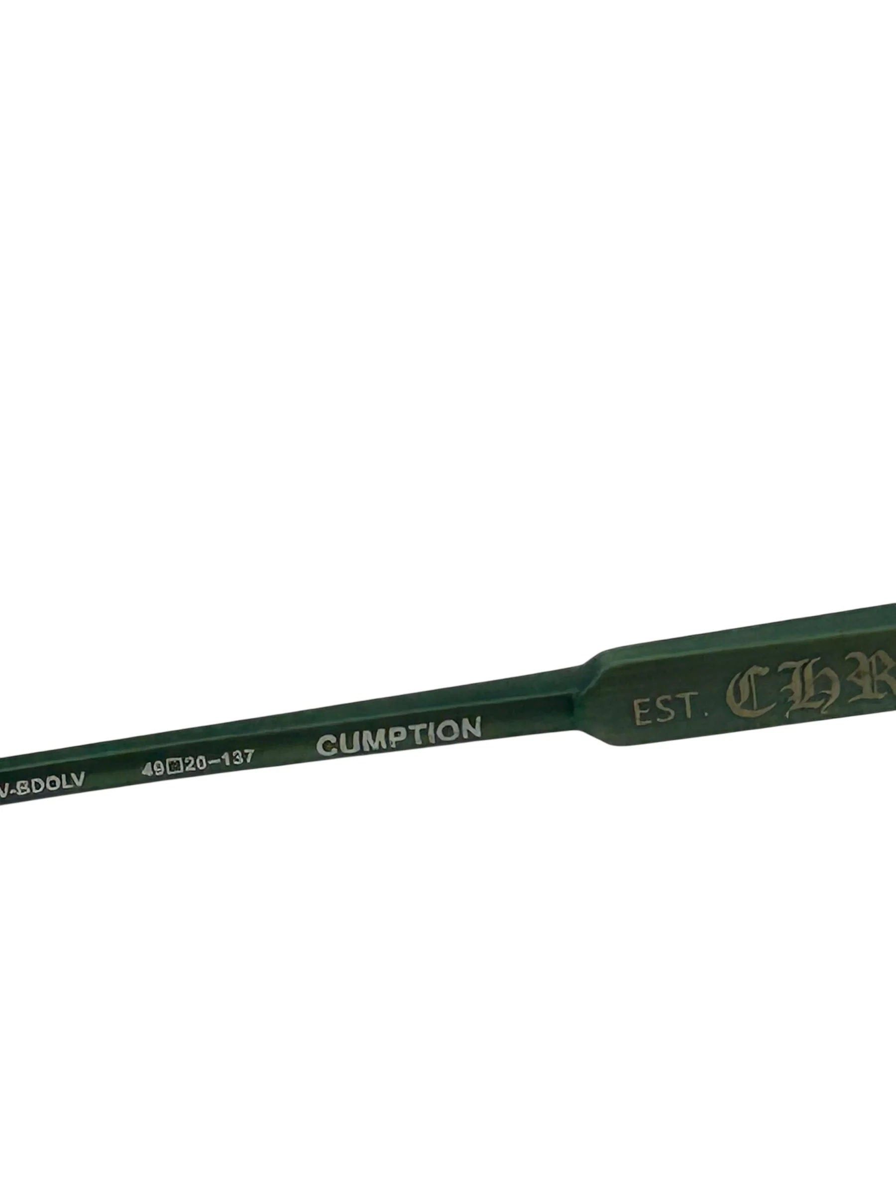 Chrome Hearts Cumption Glasses Green Frame Size ONE SIZE - 3 Thumbnail