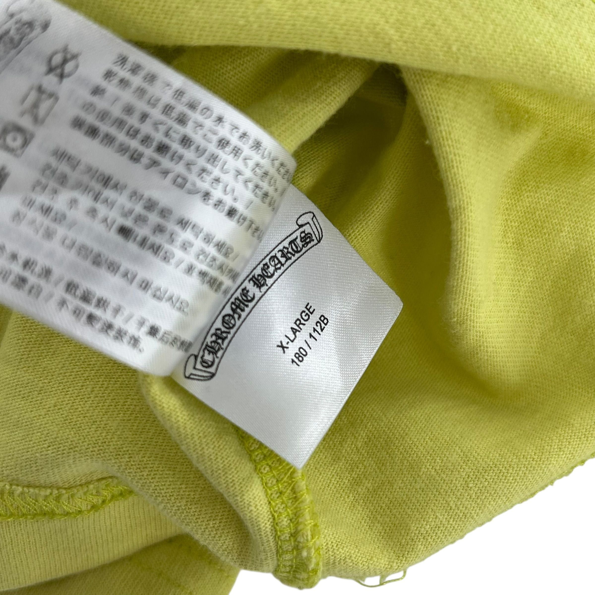 Chrome Hearts Matty Boy Link L/S T-shirt Lime Green Size US XL / EU 56 / 4 - 5 Thumbnail