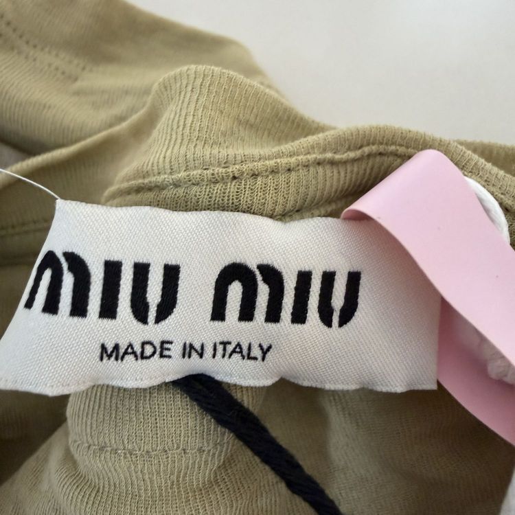 Miu Miu Miu Miu Logo Layered T-Shirt Size M Size M / US 6-8 / IT 42-44 - 3 Thumbnail