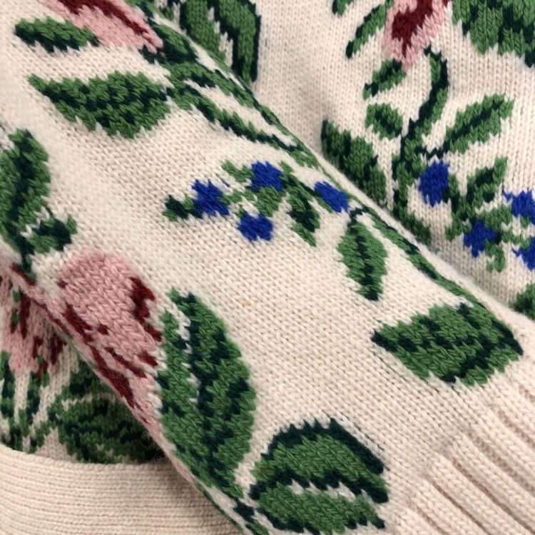 Gucci Gucci Floral Metallic Ruffle Cardigan Size XS Size XS / US 0-2 / IT 36-38 - 8 Thumbnail