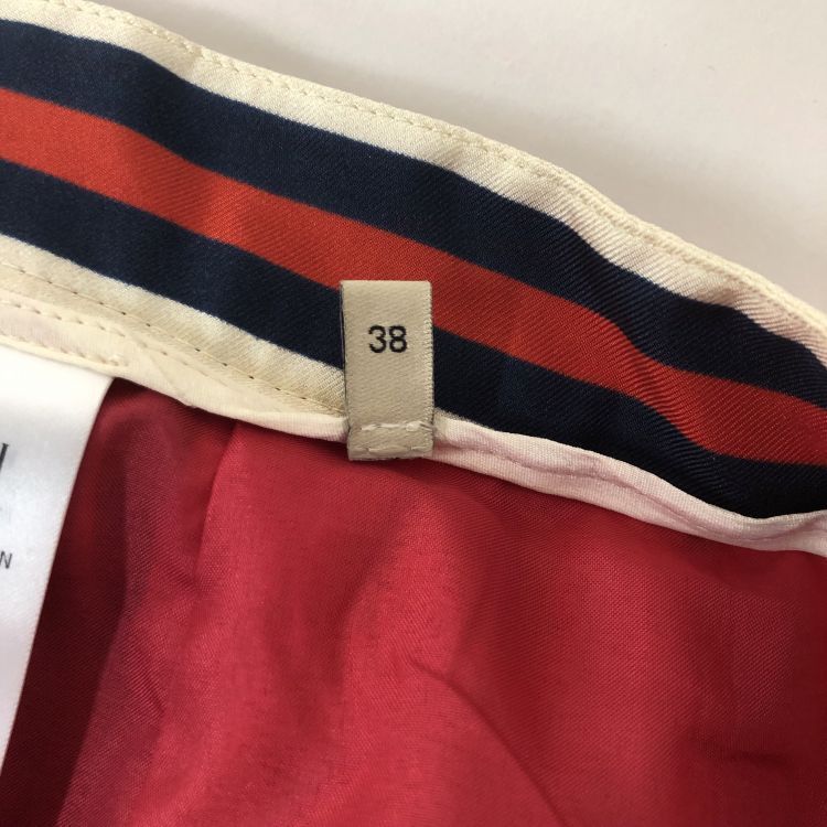 Gucci Gucci Striped Silk Midi Skirt Size 38 Size 26" / US 2 / IT 38 - 4 Thumbnail