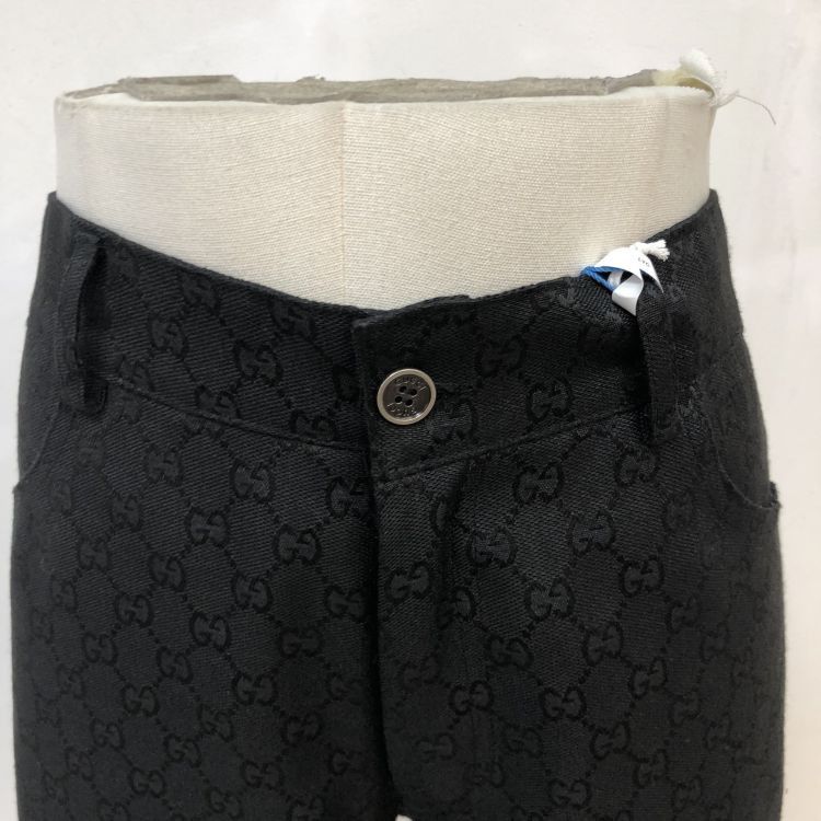 Gucci Gucci Black Monogram Pants Size 38 Size 26" / US 2 / IT 38 - 5 Thumbnail