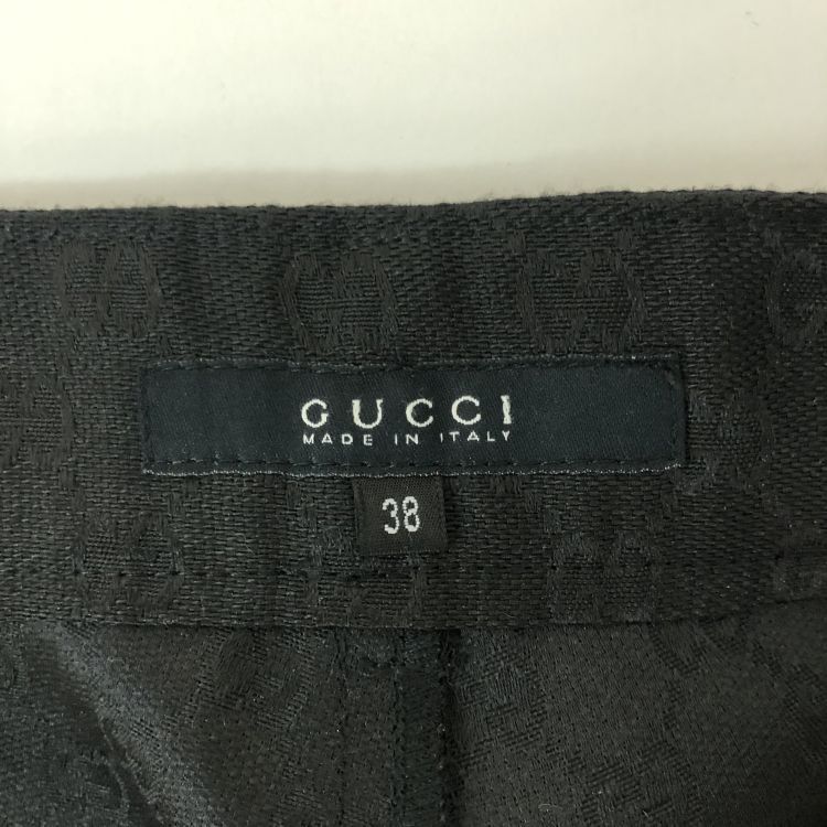 Gucci Gucci Black Monogram Pants Size 38 Size 26" / US 2 / IT 38 - 3 Thumbnail
