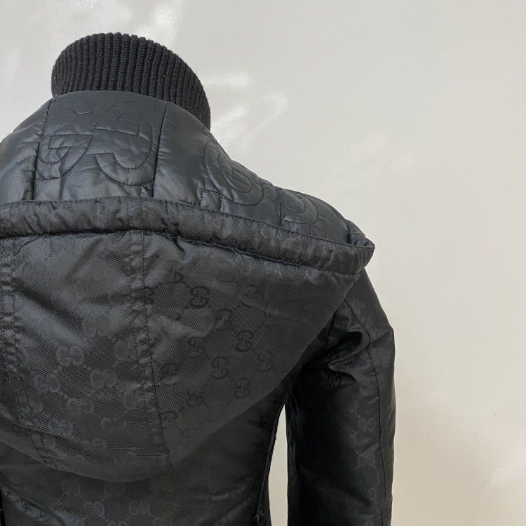 Gucci Gucci GG Monogram Ribbed Collar Jacket Size 36 Size XS / US 0-2 / IT 36-38 - 8 Thumbnail