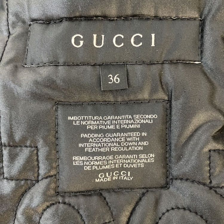 Gucci Gucci GG Monogram Ribbed Collar Jacket Size 36 Size XS / US 0-2 / IT 36-38 - 3 Thumbnail