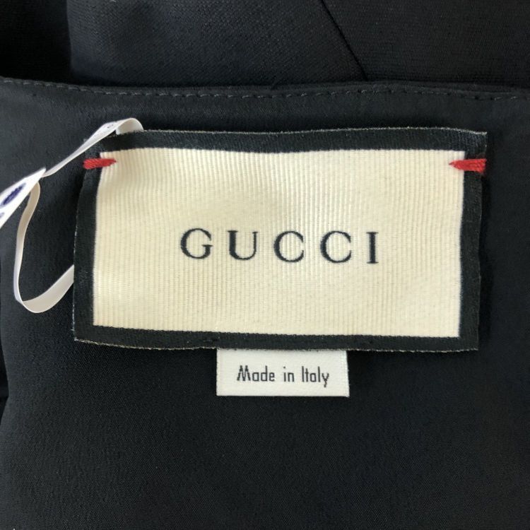 Gucci Gucci Black Silk Blend Bow Detail Blouse Size IT 38 Size XS / US 0-2 / IT 36-38 - 3 Thumbnail
