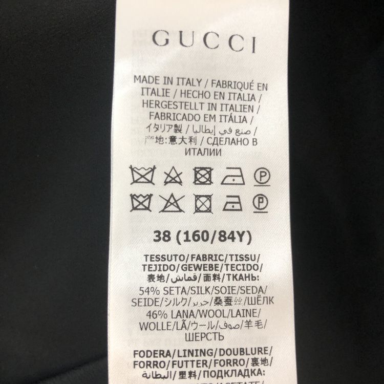 Gucci Gucci Black Silk Blend Bow Detail Blouse Size IT 38 Size XS / US 0-2 / IT 36-38 - 5 Thumbnail