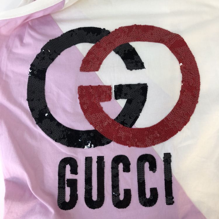 Gucci Gucci Sequined Logo Tank Top Size M Size US M / EU 48-50 / 2 - 6 Thumbnail