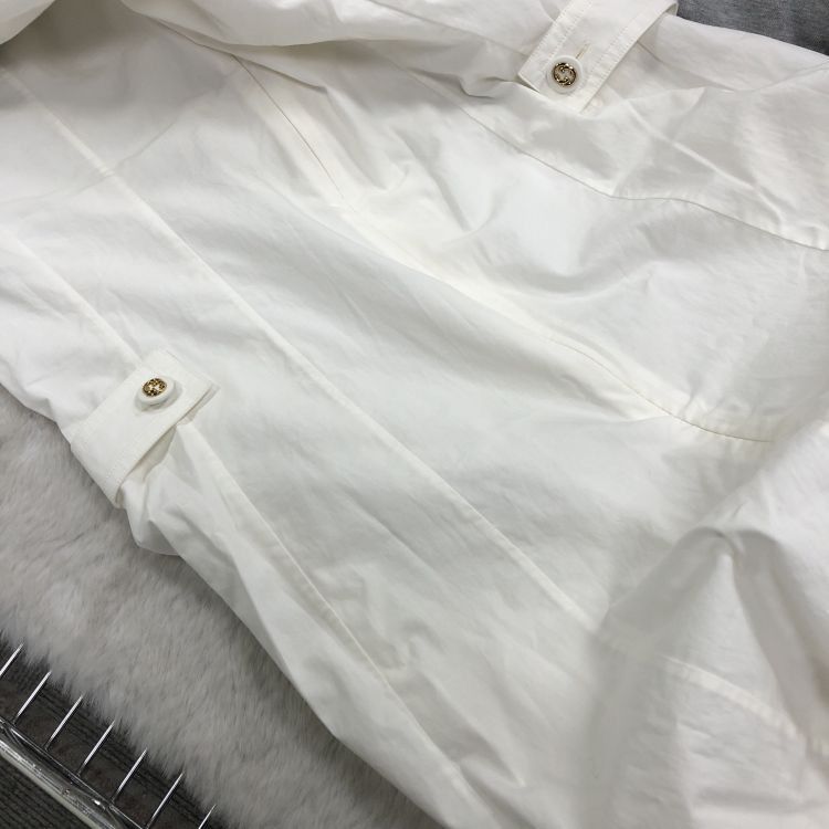 Gucci Gucci White Cotton Button-Front Maxi Dress Size 40 Size S / US 4 / IT 40 - 9 Thumbnail