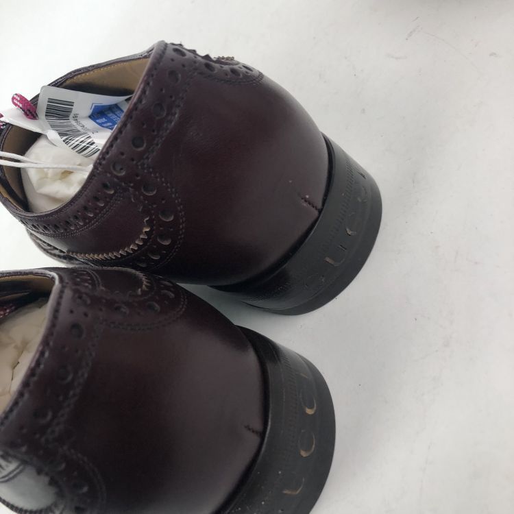 Gucci Gucci Burgundy Leather Wingtip Brogues Size 7 Size US 6 / EU 39 - 9 Thumbnail