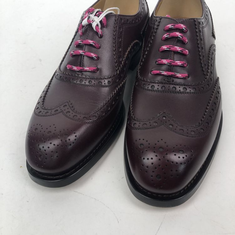 Gucci Gucci Burgundy Leather Wingtip Brogues Size 7 Size US 6 / EU 39 - 10 Thumbnail