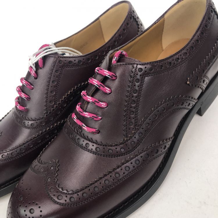 Gucci Gucci Burgundy Leather Wingtip Brogues Size 7 Size US 6 / EU 39 - 11 Thumbnail