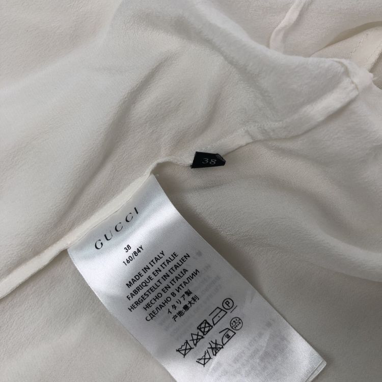 Gucci Gucci Silk Pearl Button Shirt Size 38 Size XS / US 0-2 / IT 36-38 - 8 Thumbnail